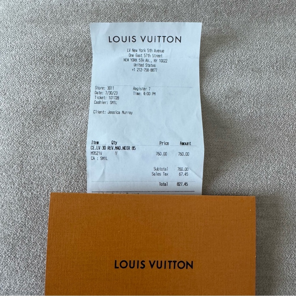 LOUIS VUITTON LV INITIALES 30MM REVERSIBLE BLACK/ BROWN LEATHER BELT - Picture 9 of 9